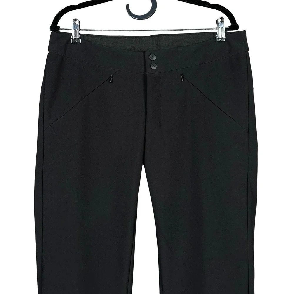 The North Face Apex STH Black Ski Pants Women L Regular Stretch Fleece Softshell